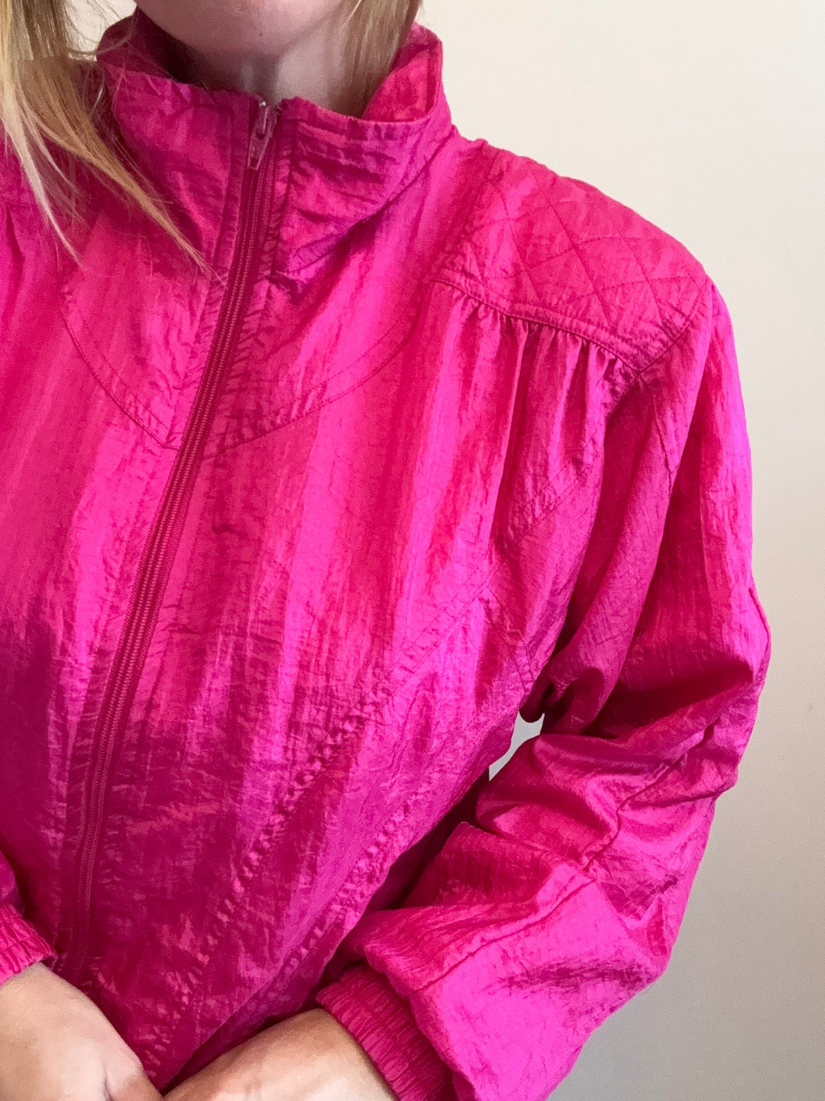 Vintage Pink Windbreaker