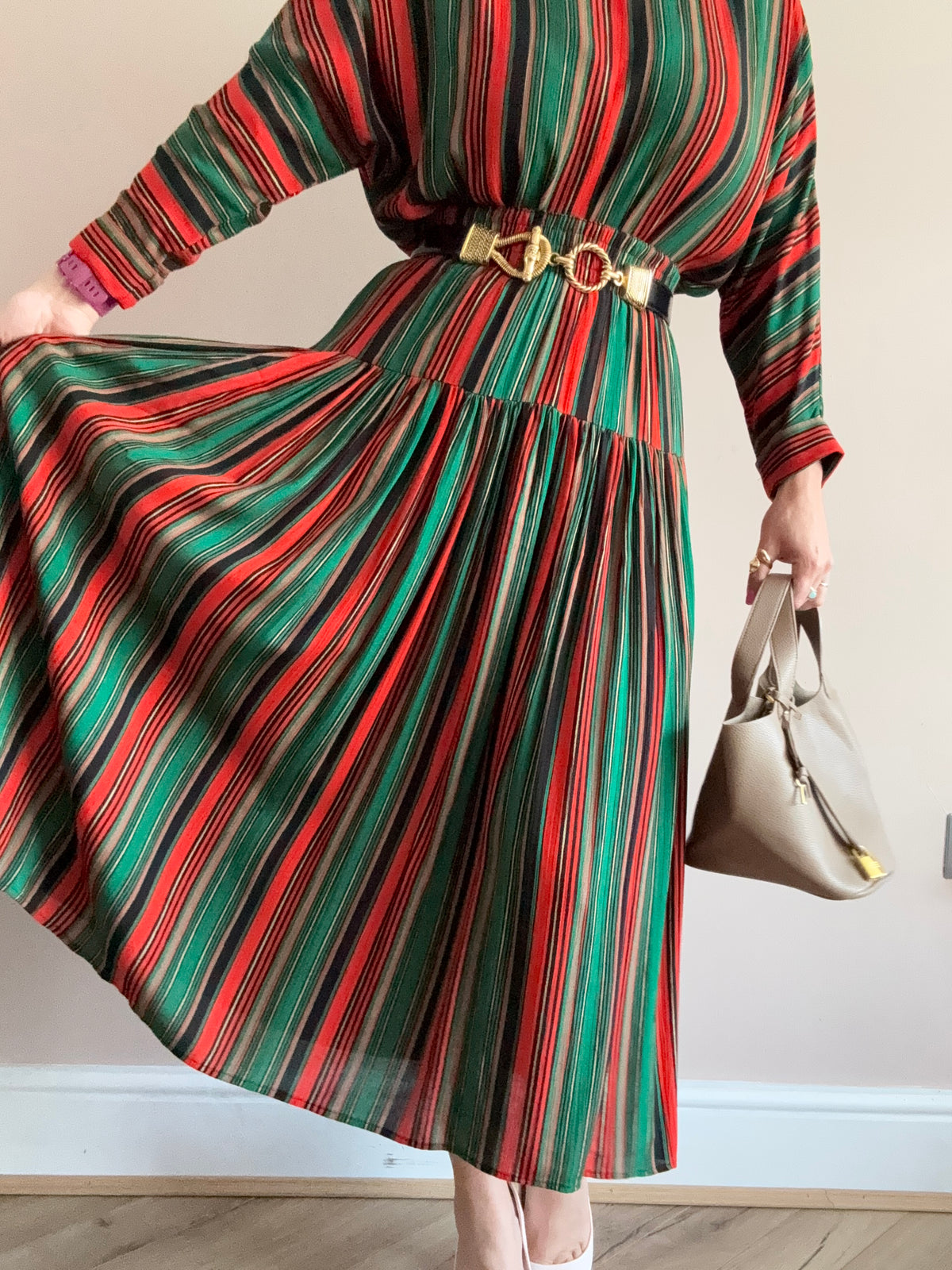 Vintage ‘multi-stripe’ two piece coord set