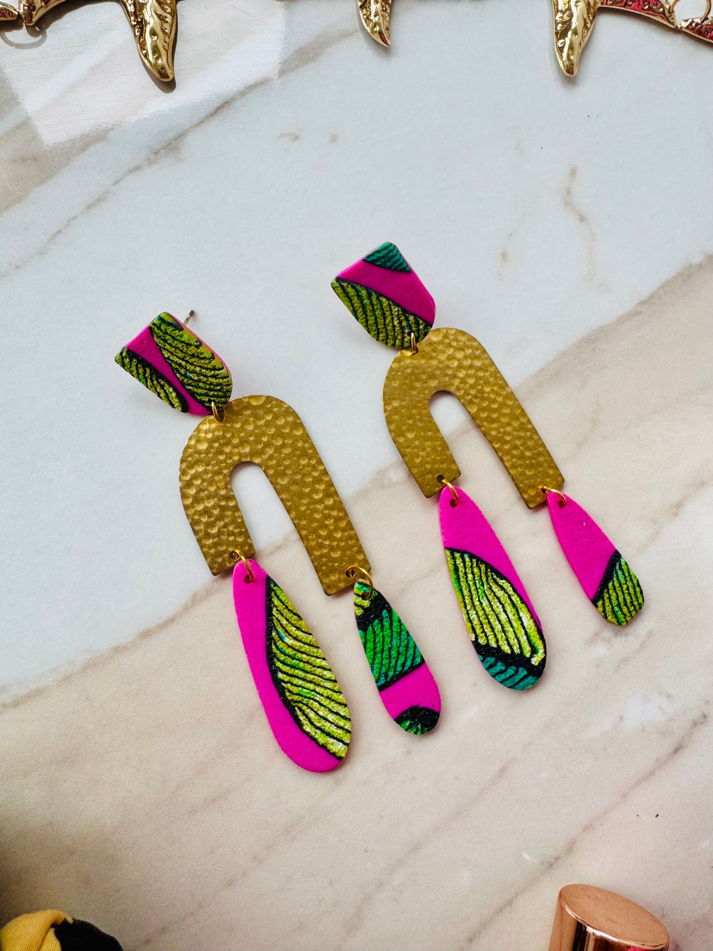 Handmade ‘tropical’ earrings
