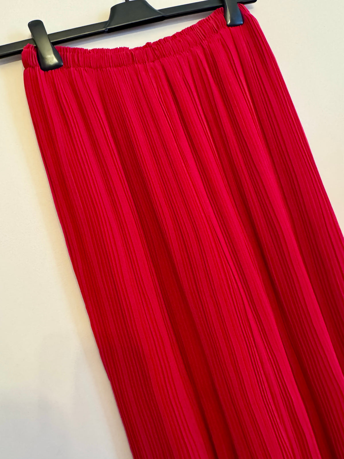 Pleated wide leg trousers