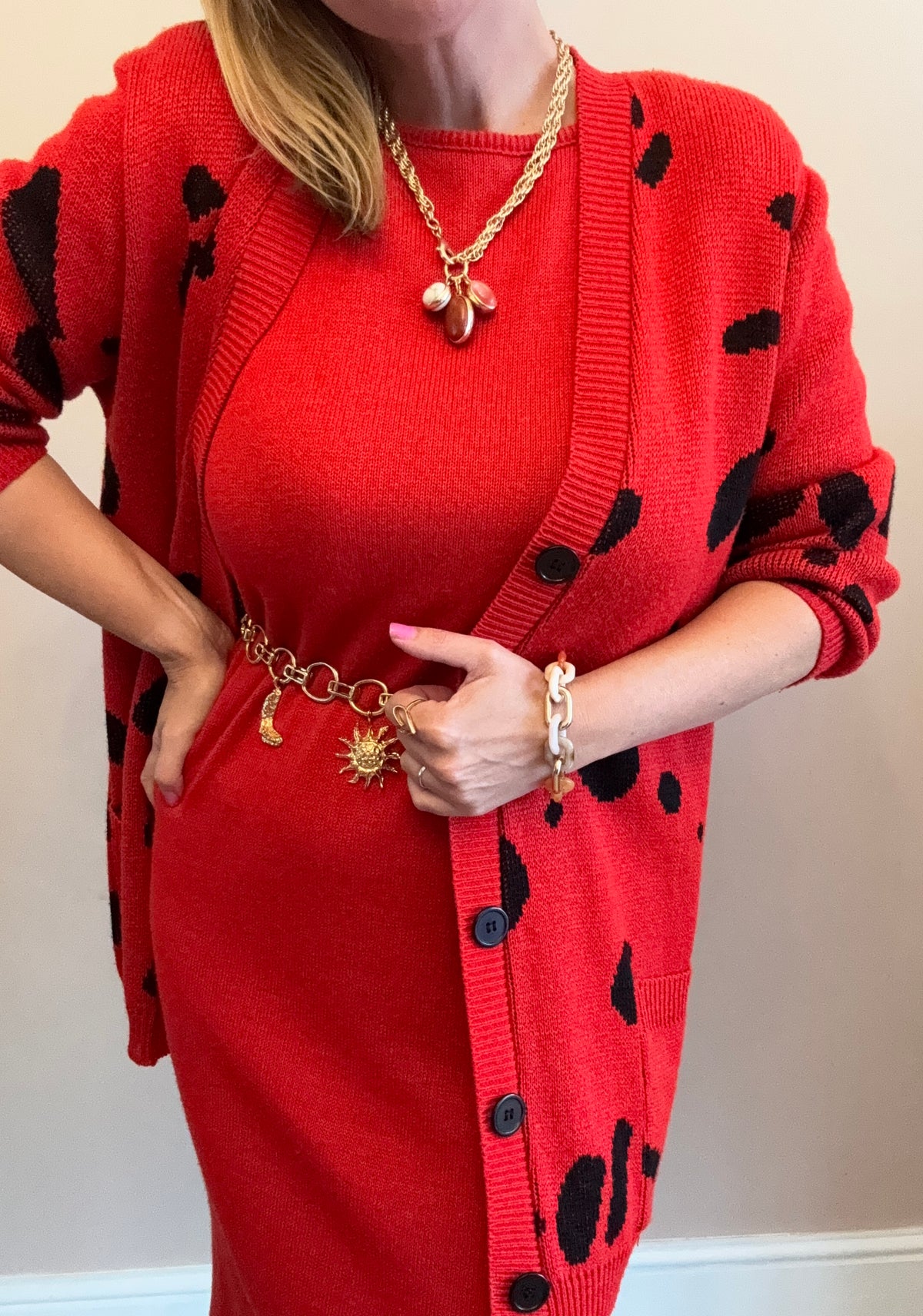 Neiman Marcus 1980s two piece knit set