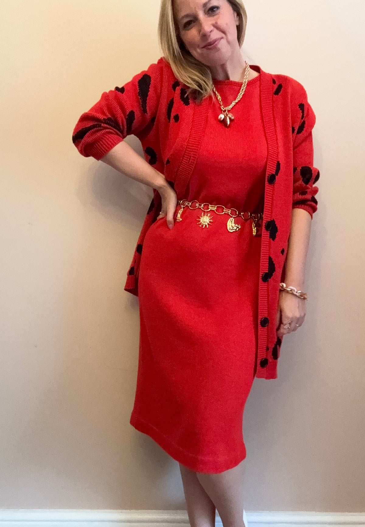 Neiman Marcus 1980s two piece knit set